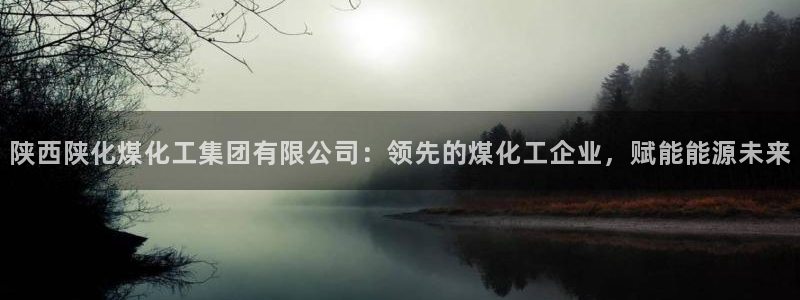 球盟会app网址多少号：陕西陕化煤化工集团有限公司：领先的煤