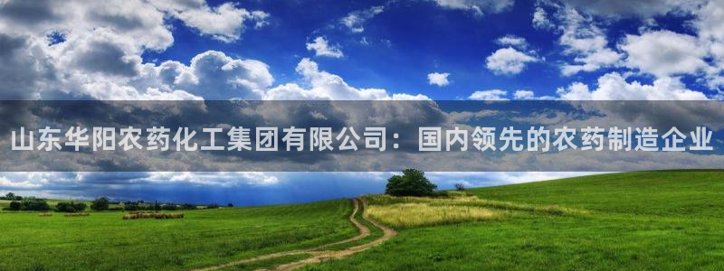 球盟会最新：山东华阳农药化工集团有限公司：国内领先的农药制造