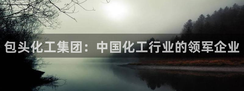 球盟会黑款吗知乎小说：包头化工集团：中国化工行业的领军企业