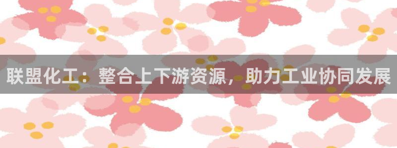球盟会官方网站入口：联盟化工：整合上下游资源，助力工业协同发