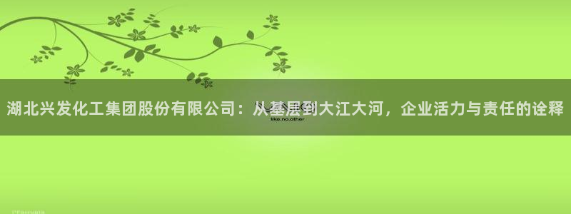 球盟会有限公司怎么样：湖北兴发化工集团股份有限公司：从基层到